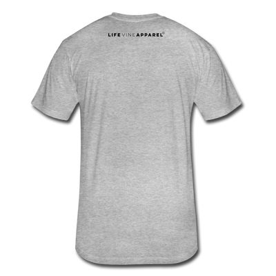 Fitted Cotton/Poly T-Shirt by Next Level - heather gray