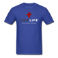 Men’s Tagless T-Shirt by Life Vine Apparel - royal blue