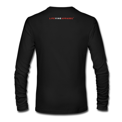 Men's Long Sleeve T-Shirt by Life Vine Apparel - black